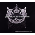 bridal hair accessories full round rhinestone tiara and crown for sale